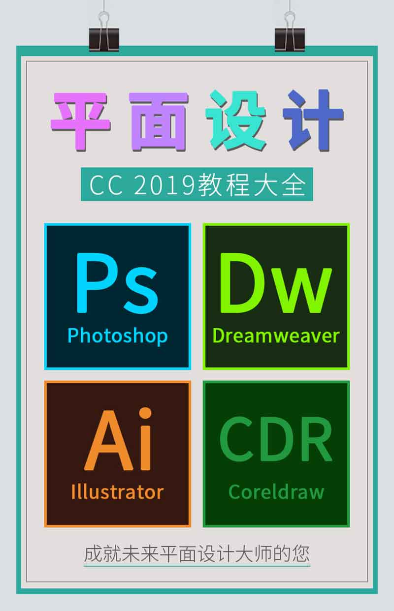 【教程+软件】PS视频教程Pr零基础学习UI设计C4D全套CDR电商AI插画AE粒子特效